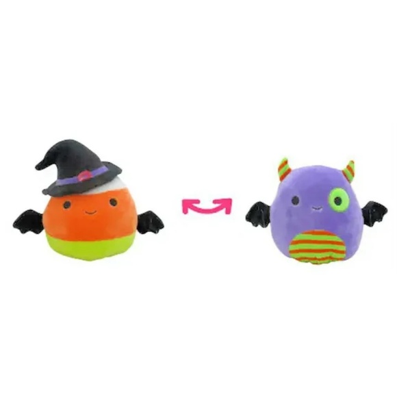 Squishmallows Flip A Mallows Casey & Blaze Halloween Plush Stuffed Animal NWT - Picture 1 of 13